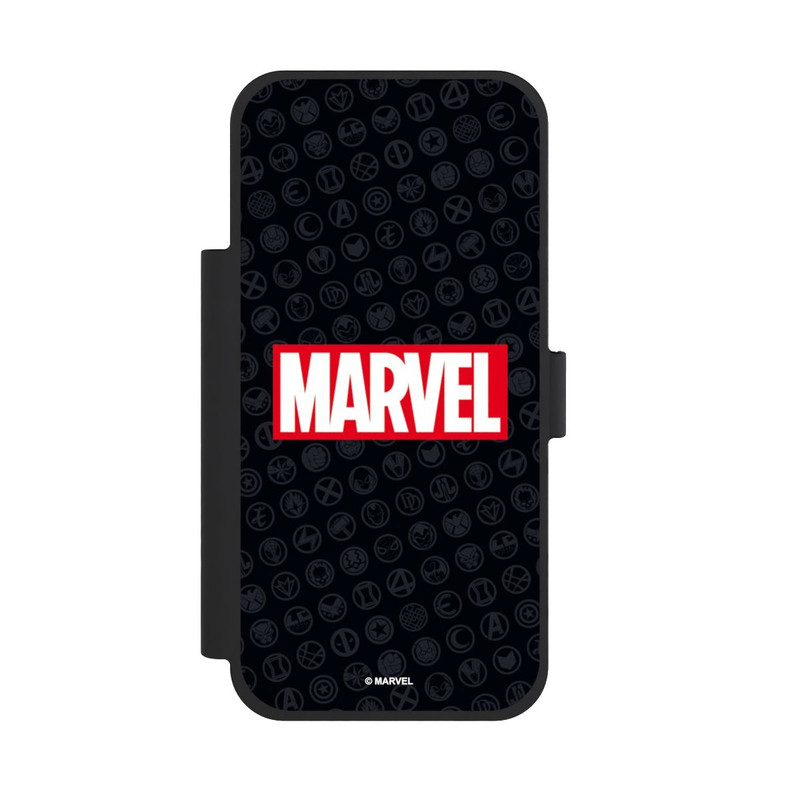 iPhone 18 Pro Max NIVOflip Marvel Logo Noir Rouge