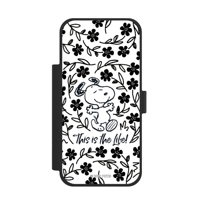 iPhone 18 Pro Max NIVOflip Snoopy This Is The Life Noir & Blanc