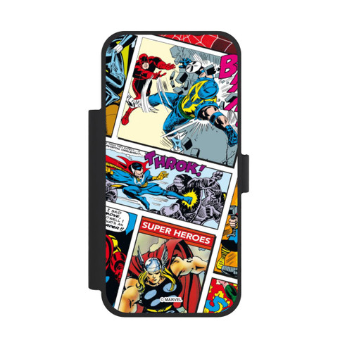 Apple iPhone 18 Pro Max NIVOflip Marvel Retro Comic Blue