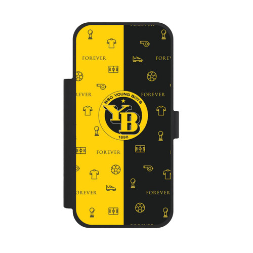 Apple iPhone 18 Pro Max NIVOflip BSC YB Jaune Noir Motif