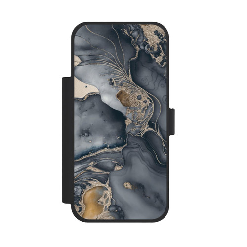 Apple iPhone 18 Pro Max NIVOflip Alcohol Ink Gold Grey