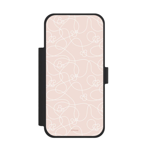 Apple iPhone 18 Pro Max NIVOflip Micky Line Art Muster Rosa