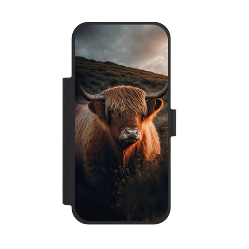 Apple iPhone 18 Pro Max NIVOflip Vache Highland avec de grandes cornes avec IA