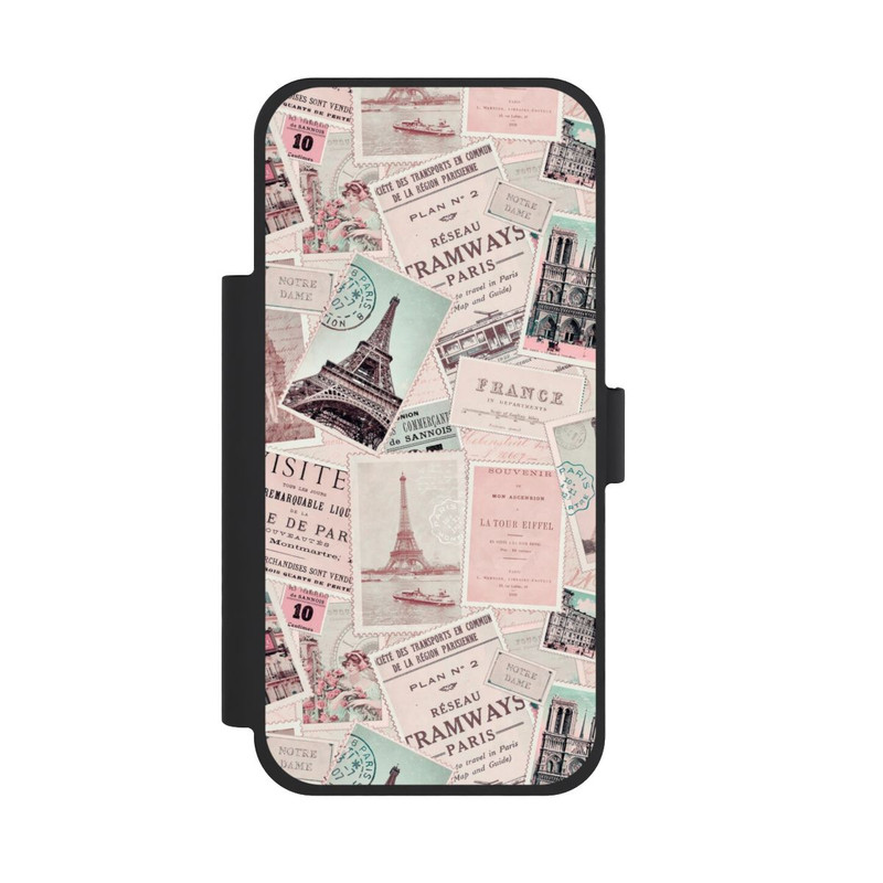 iPhone 18 Pro Max NIVOflip Vintage Paris Postcards Pattern