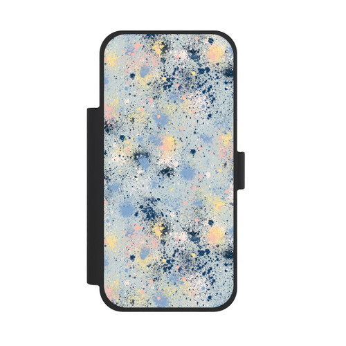 Apple iPhone 18 Pro Max NIVOflip Ink Dripping Dust Texture Blue