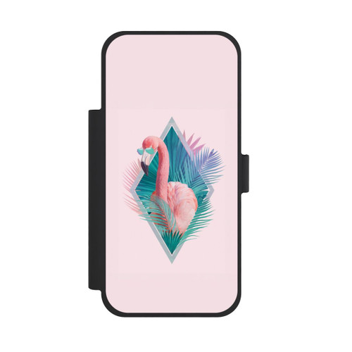 Apple iPhone 18 Pro Max NIVOflip Tropical Leaves Flamingo