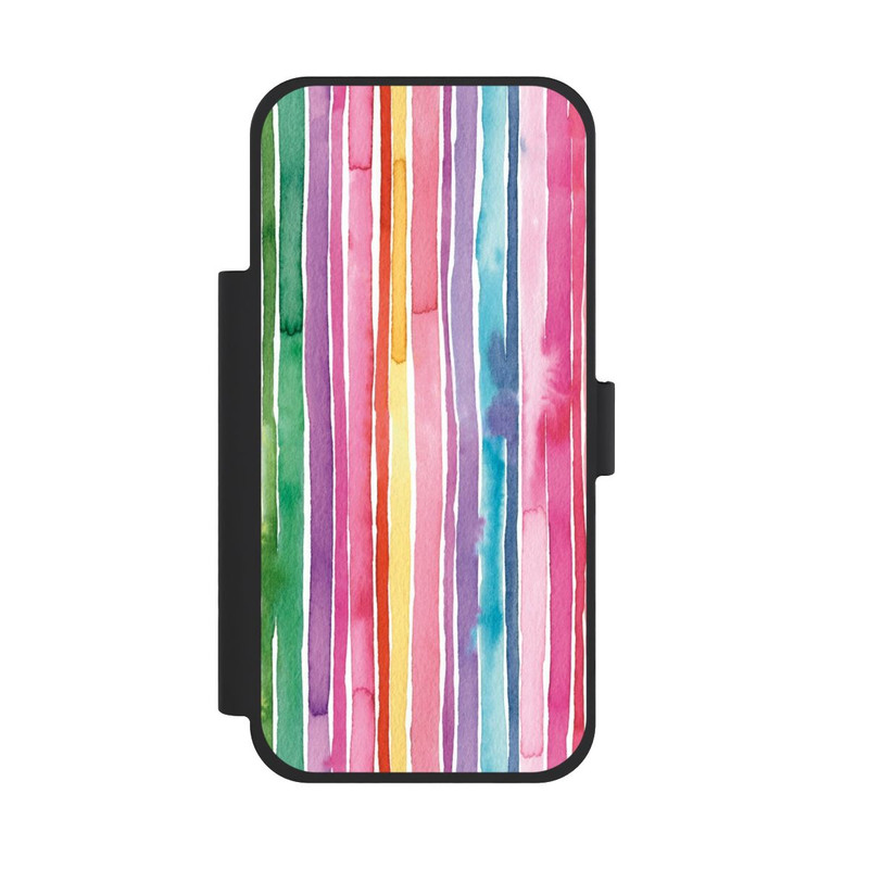 iPhone 18 Pro Max NIVOflip Camouflage Rayures arc-en-ciel