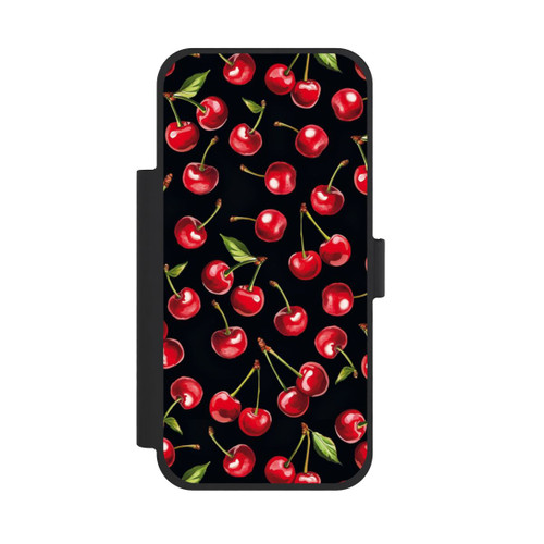 Apple iPhone 18 Pro Max NIVOflip Kirschmuster Schwarz mit KI