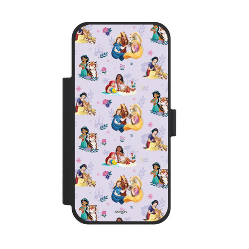 Apple iPhone 18 Pro Max NIVOflip Princess Floral Pattern Purple