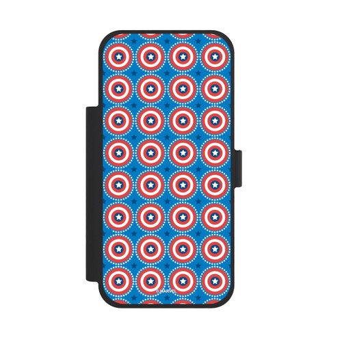 Apple iPhone 18 Pro Max NIVOflip Captain American Shield Pattern