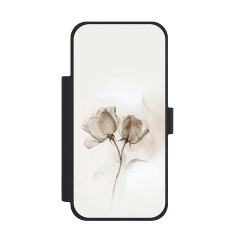 Apple iPhone 18 Pro Max NIVOflip Braune Rose Blume Nebel