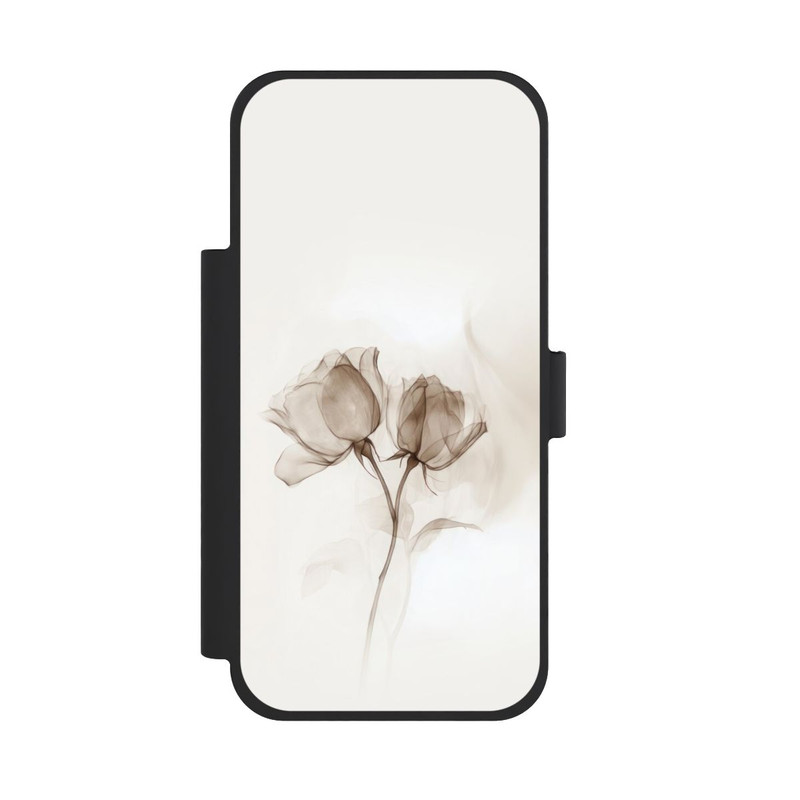 iPhone 18 Pro Max NIVOflip Braune Rose Blume Nebel