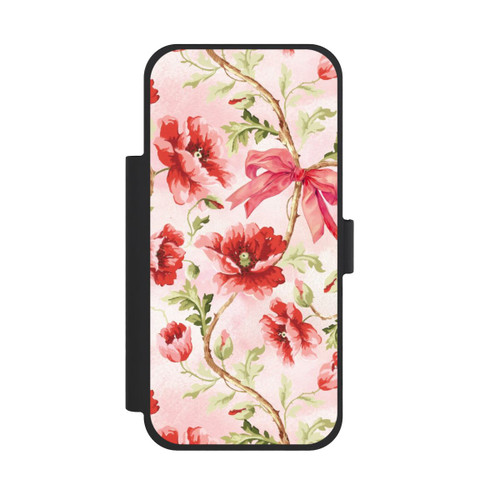 Apple iPhone 18 Pro Max NIVOflip Poppies Pattern Pink