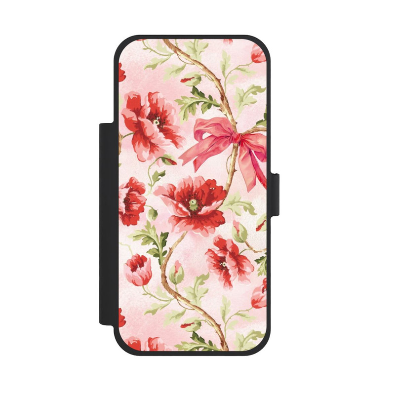 iPhone 18 Pro Max NIVOflip Poppies Pattern Pink