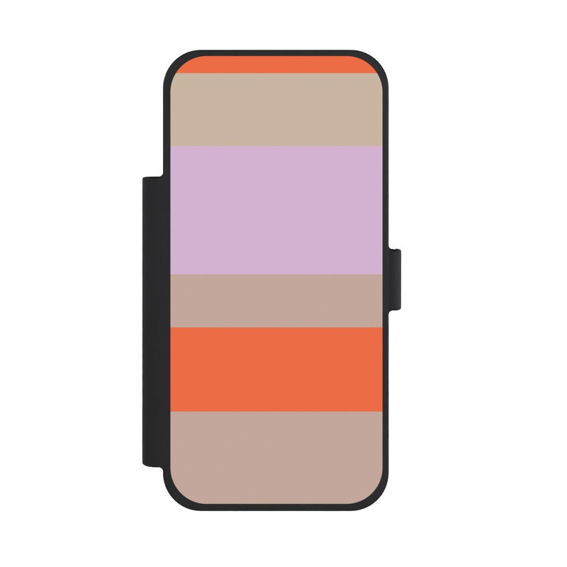 iPhone 18 Pro Max NIVOflip Moca Lila Orange Stripes