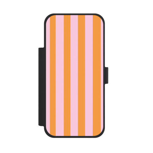 Apple iPhone 18 Pro Max NIVOflip Orange And Pink Stripes