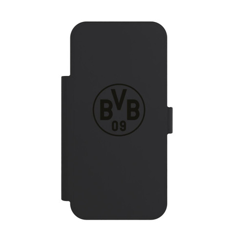 Apple iPhone 18 Pro Max NIVOflip BVB Logo Schwarz Transparent