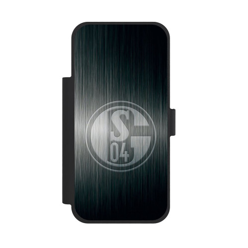 Apple iPhone 18 Pro Max NIVOflip Schalke 04 Metall Look