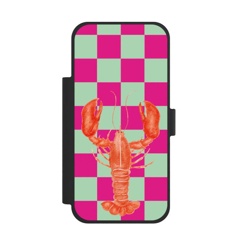 Apple iPhone 18 Pro Max NIVOflip Pink Checkers Lobster