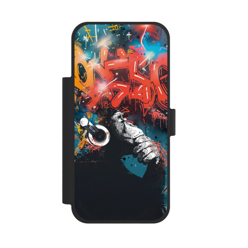 Apple iPhone 18 Pro Max NIVOflip Affe Stereo Kopfhörer Graffiti Street Art