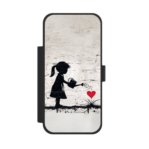 Apple iPhone 18 Pro Max NIVOflip Girl Watering Bunch of Flowers 