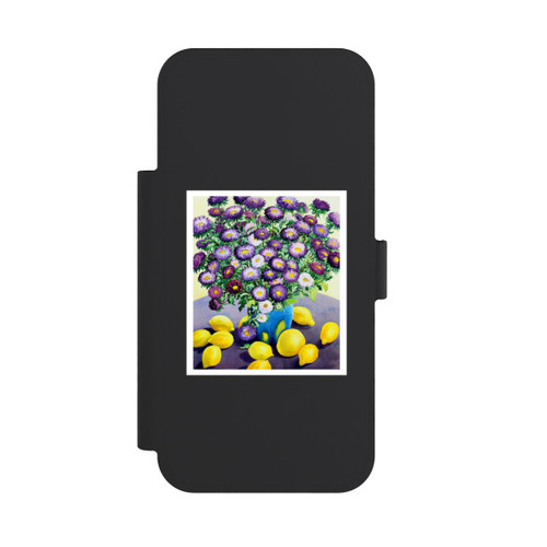 Apple iPhone 18 Pro Max NIVOflip Purple Asters and Lemons by Christopher Ryland