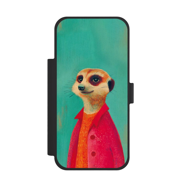 iPhone 18 Pro Max NIVOflip Meerkat Green Illustration
