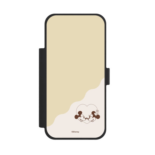 Apple iPhone 18 Pro Max NIVOflip Mickey and Minnie Love Heart Beige