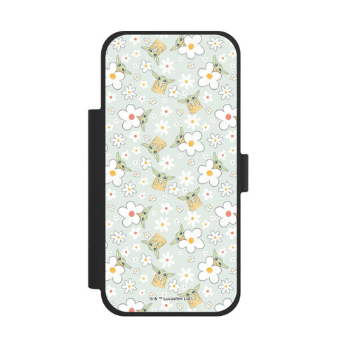 Apple iPhone 18 Pro Max NIVOflip Baby Yoda Blumen Muster