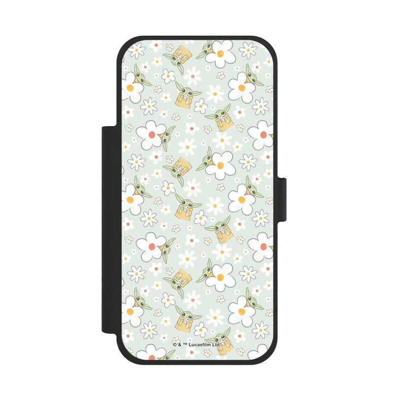 iPhone 18 Pro Max NIVOflip Baby Yoda Blumen Muster