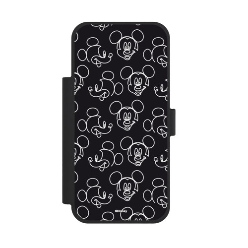 Apple iPhone 18 Pro Max NIVOflip Disney Mickey Muster Schwarz