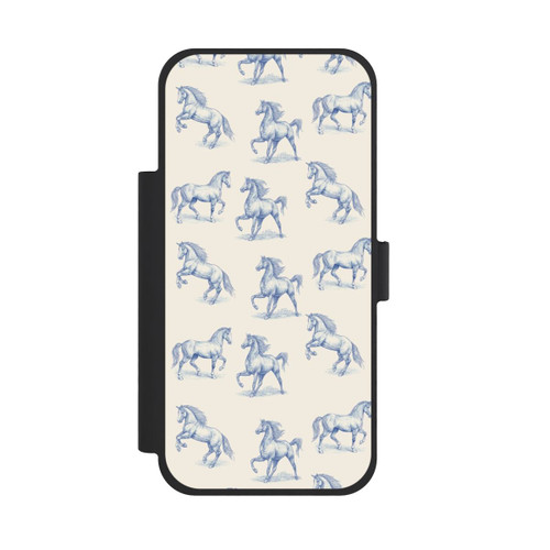 Apple iPhone 18 Pro Max NIVOflip Horses Pattern Toile de Jouy mit KI