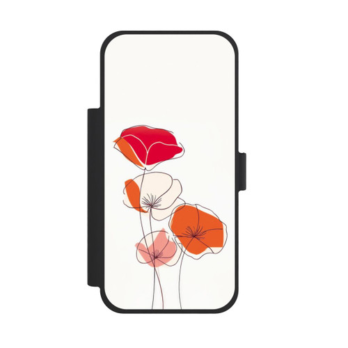 Apple iPhone 18 Pro Max NIVOflip Poppies Line Art