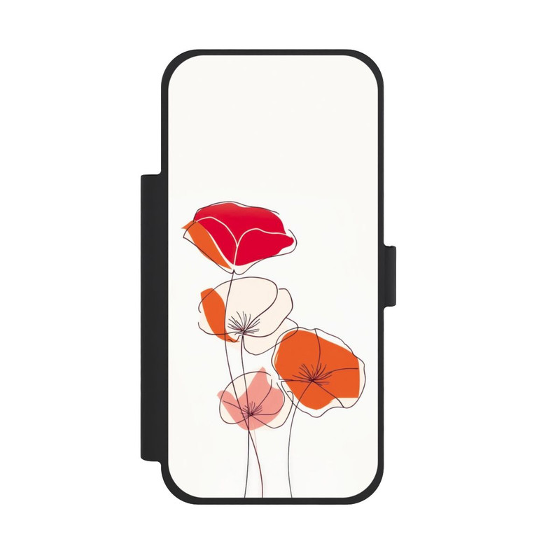 iPhone 18 Pro Max NIVOflip Poppies Line Art