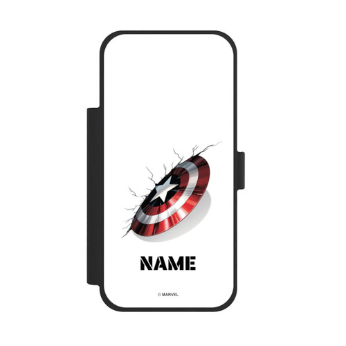 Apple iPhone 18 Pro Max NIVOflip Captain America Shield Personalisierbar