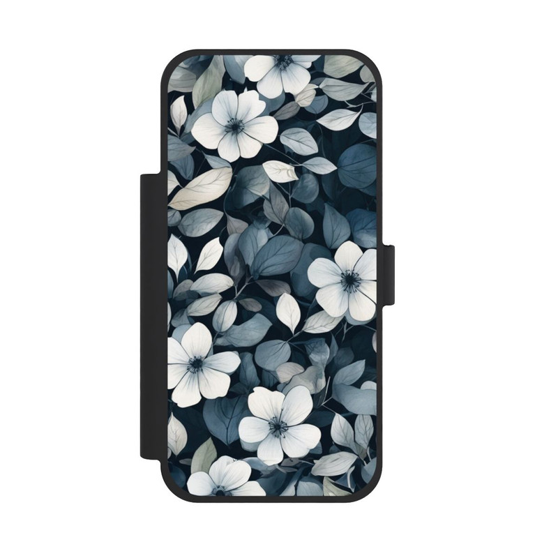 iPhone 18 Pro Max NIVOflip Blaue Negativblumen mit KI