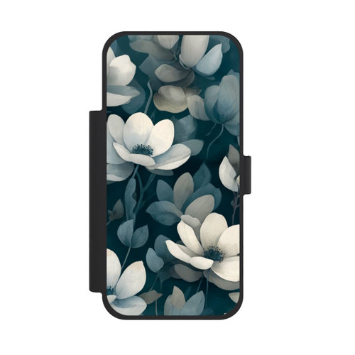 Apple iPhone 18 Pro Max NIVOflip Negative Flower Petrol White with AI
