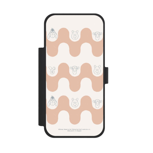 Apple iPhone 18 Pro Max NIVOflip Winnie l'Ourson et ses Amis Motif Vagues Bohèmes
