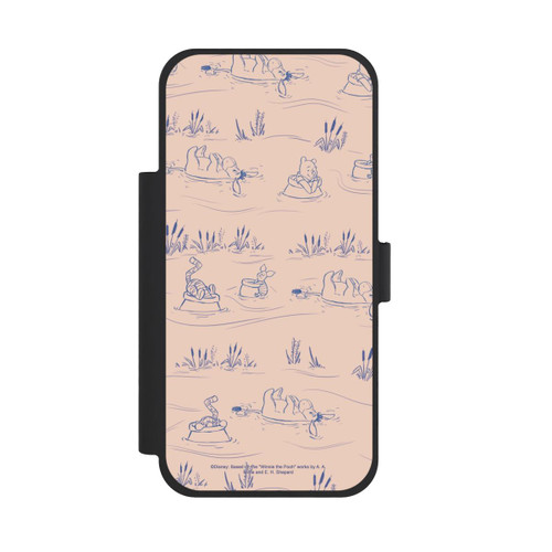 Apple iPhone 18 Pro Max NIVOflip Winnie l'Ourson Pont Rose à Motif Céramique