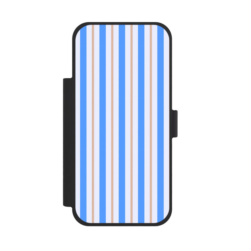 iPhone 18 Pro Max NIVOflip Streifen Blau Beige