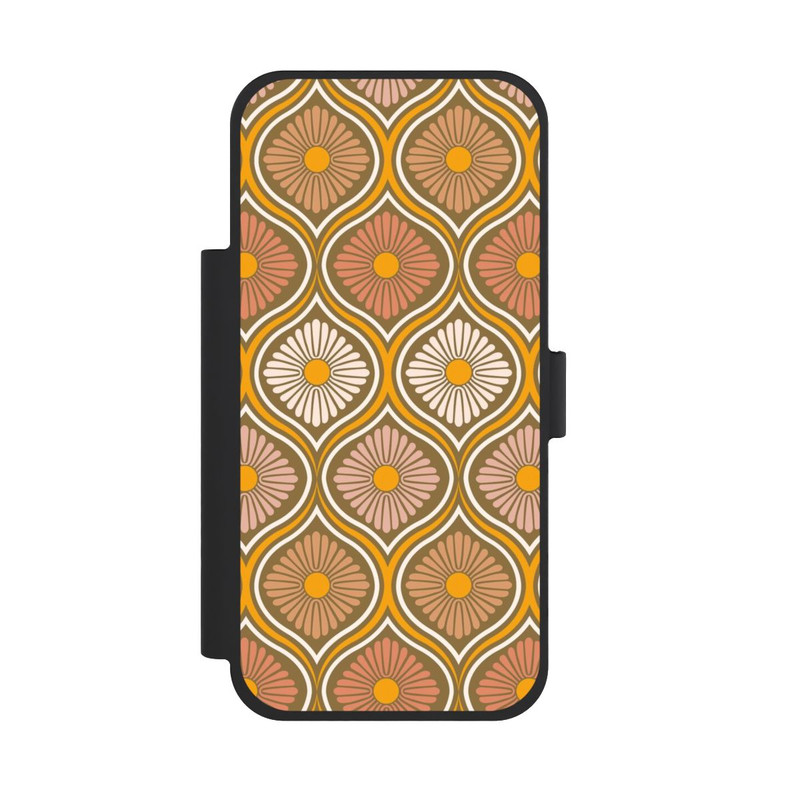 iPhone 18 Pro Max NIVOflip Groovy 70s Retro Mid-Century Daisy Flowers