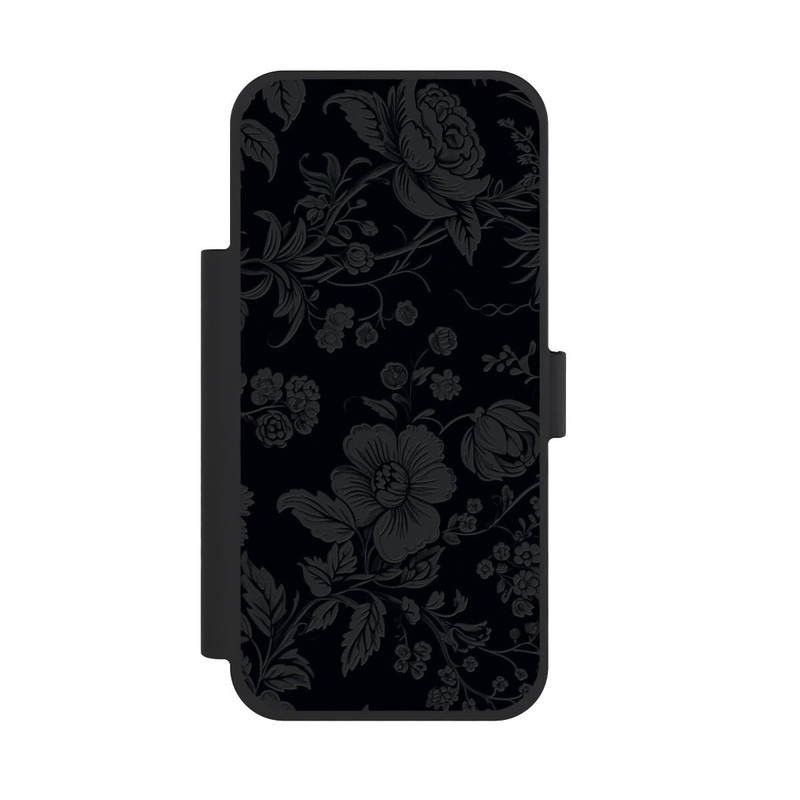 iPhone 18 Pro Max NIVOflip Dunkle Blumen Vintageoptik