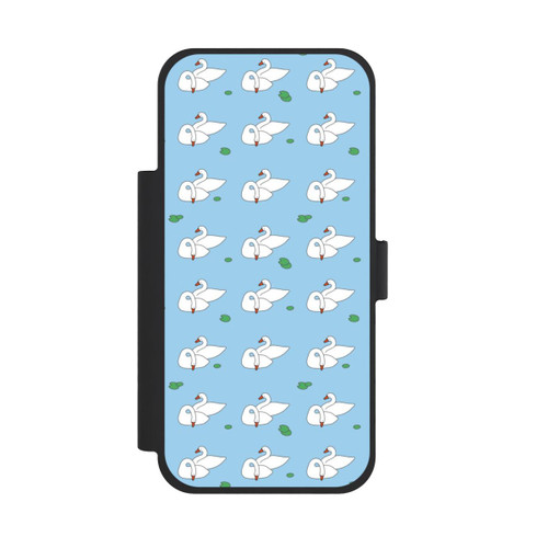 Apple iPhone 18 Pro Max NIVOflip Ducks Pattern Blue Pond