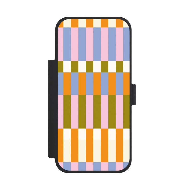 iPhone 18 Pro Max NIVOflip Thème à Carreaux Colorés et Audacieux