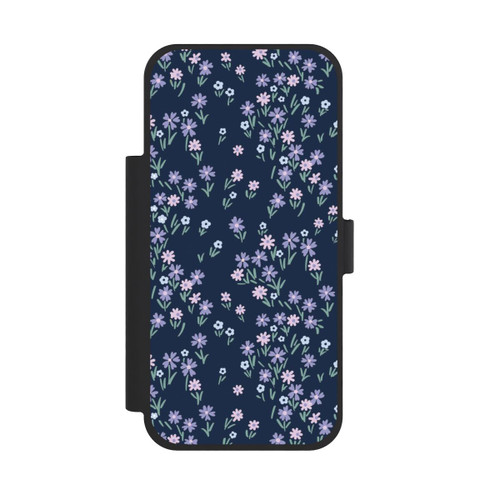 Apple iPhone 18 Pro Max NIVOflip Dark Blue Floral Theme