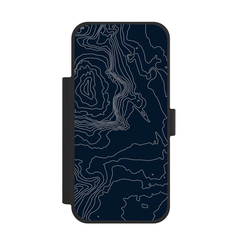 iPhone 18 Pro Max NIVOflip Berg Höhenlinien Dunkel