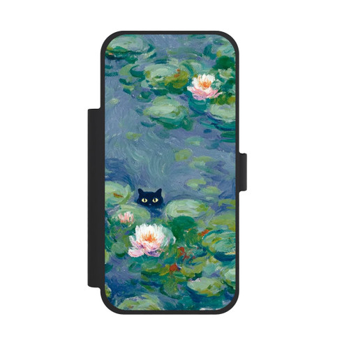 Apple iPhone 18 Pro Max NIVOflip Katze im Teich Gemälde