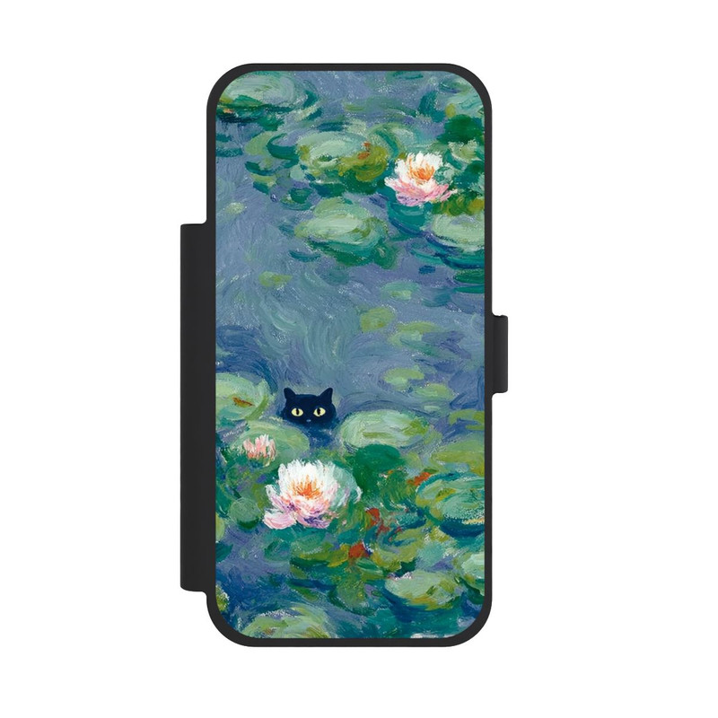 iPhone 18 Pro Max NIVOflip Katze im Teich Gemälde