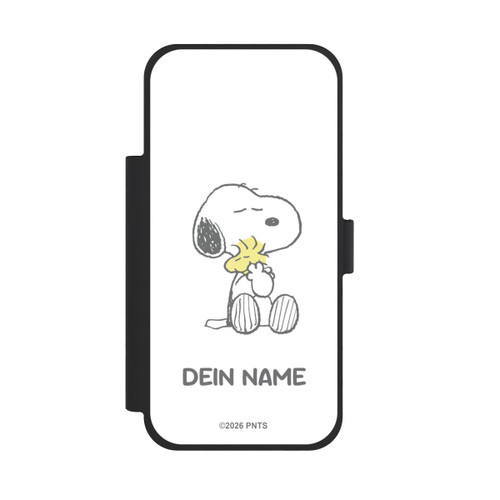Apple iPhone 18 Pro Max NIVOflip Snoopy And Woodstock Cuddling Personnalisable