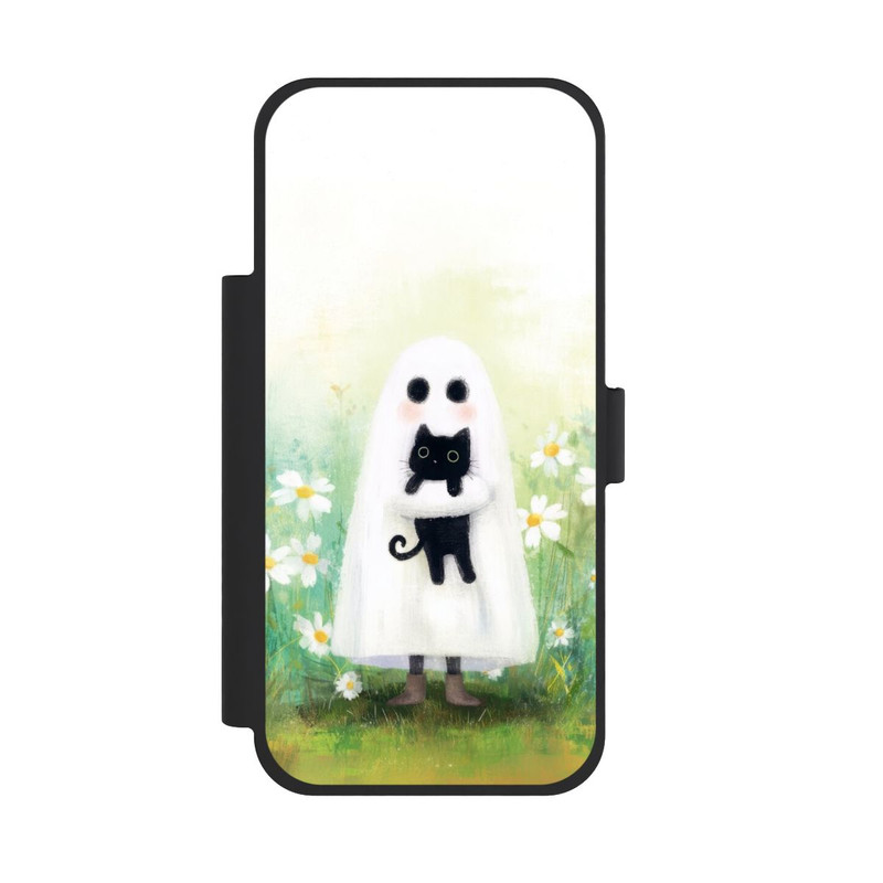 iPhone 18 Pro Max NIVOflip Ghost Hug for Cat Halloween with AI